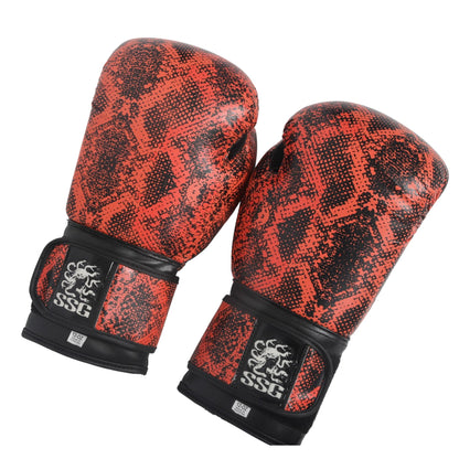 Ignite your training with Smoldering Curse boxing gloves. Bold red-black design, superior wrist support & pro performance for sparring and bag work.